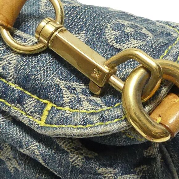 Louis Vuitton Mini Pleaty Monogram Denim Shoulder Bag Blue - Picture 10 of 10